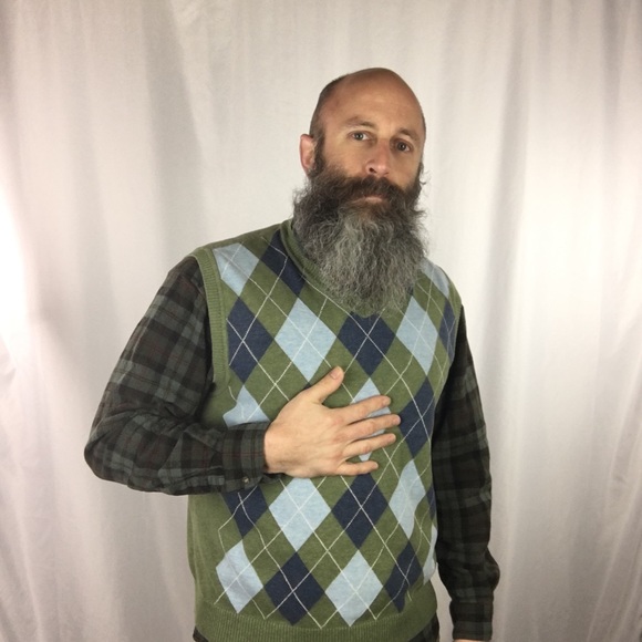 Club Room Other - Cotton Argyle Sweater Vest by Club Room